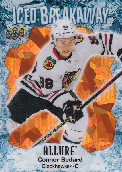 insert RC karta CONNOR BEDARD 23-24 Allure Iced Breakaway Orange /399